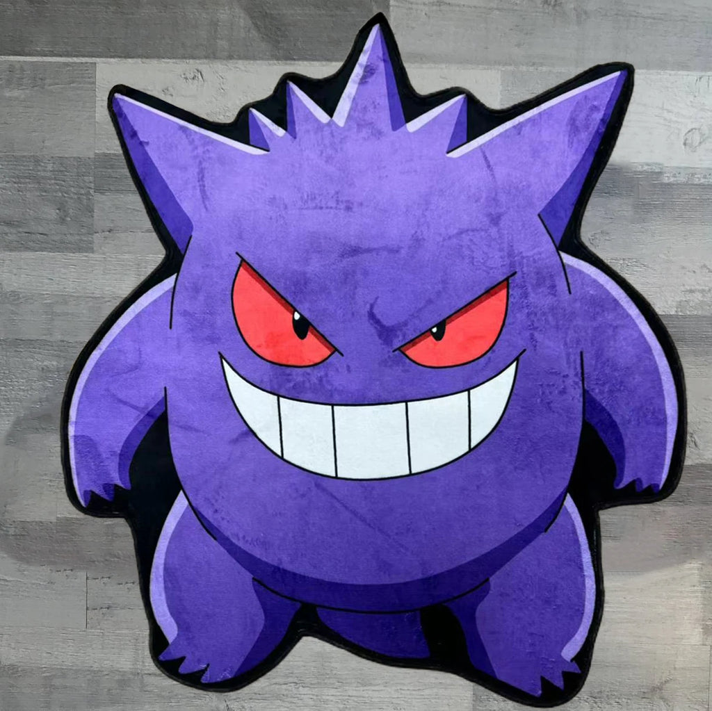Pokemon Lila Gengar Teppich – Stylisch, weich & vielseitig | Perfekt für Fans