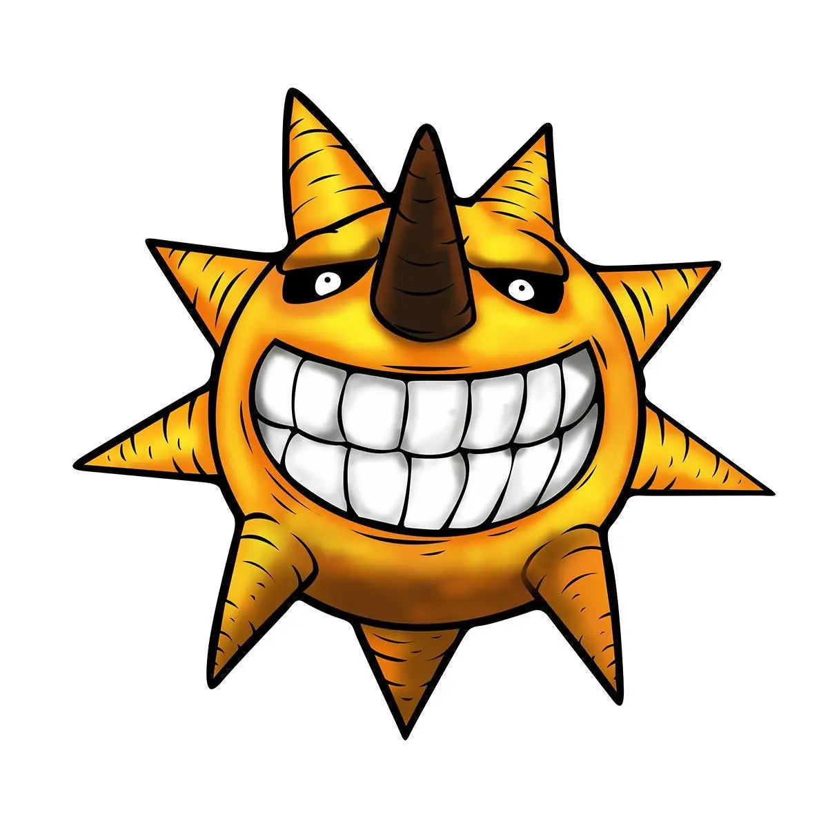 VIKAMA Anime-Stil Kreativer Sonnen-Teppich Einzigartiges Wohnaccessoire Festliche Geschenke Kreative Wohnzimmer- und Schlafzimmer-Dekoration Teppich