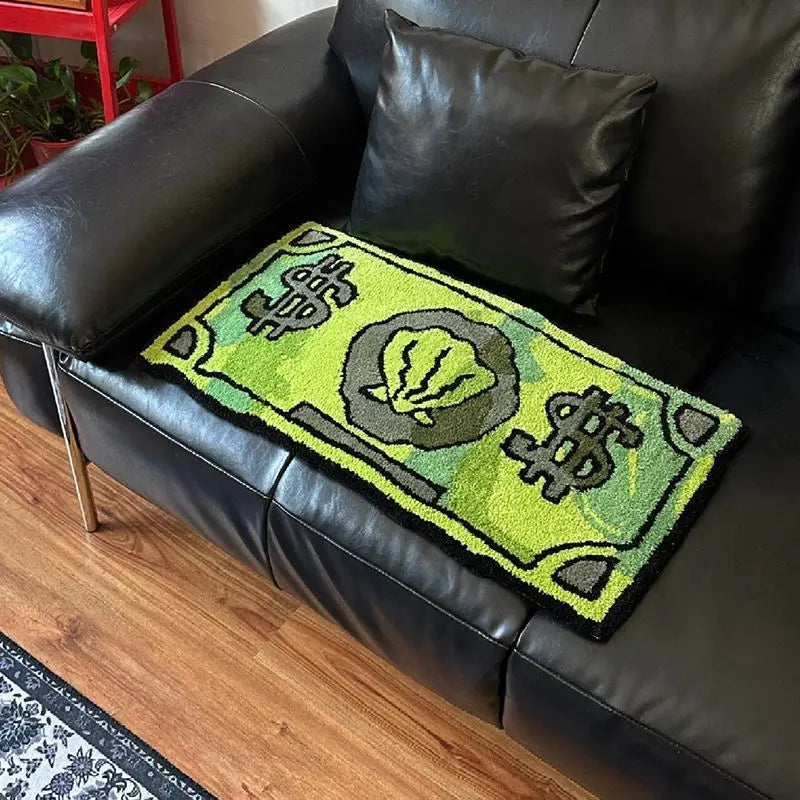 🪙 Schein-Design Teppich – Dekorativ, weich & rutschfest | Stylische Bodenmatte