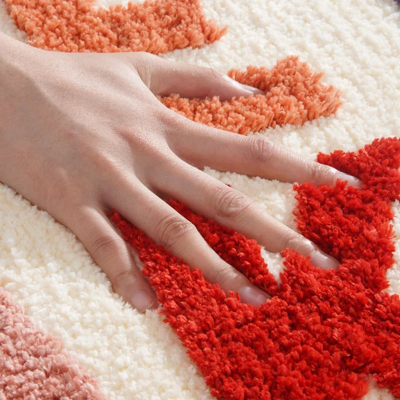 🛁 Get Naked Badezimmerteppich – Schwarz-Weiß Runner | Lustige & stylische Badematte