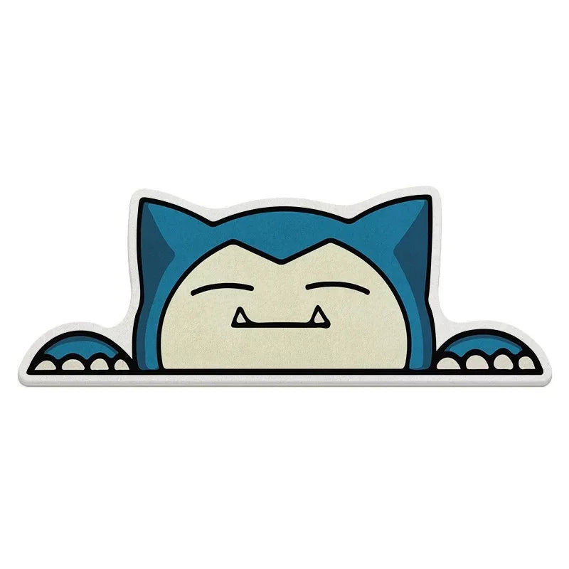 Teppich im Snorlax-Design, weich und langlebig, perfekte Heimdekoration, um einen Hauch von Anime-Charms hinzuzufügen, ideales Geschenk für Pokémon-Fans